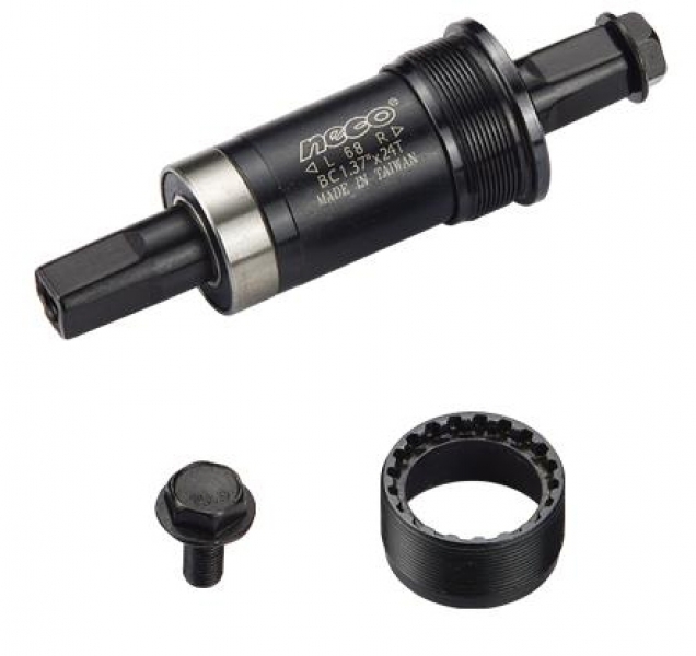 

Neco B910 под квадрат, BSA 1.37”x 24T, R/L. 68/116мм. Ось 10В21 (0), Black