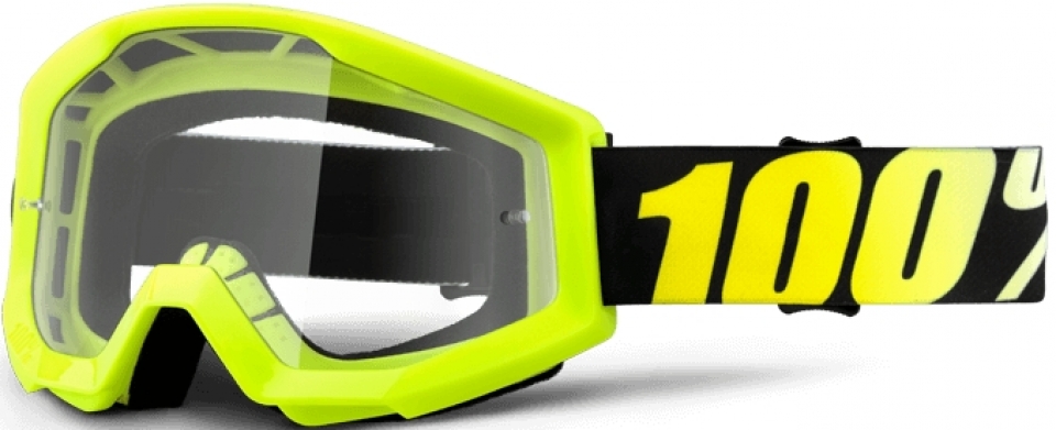 

100% Strata Clear Lens (2016), Black/yellow