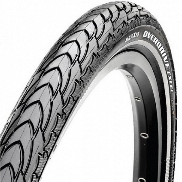 

Maxxis Overdrive Excel 26x1.75 TPI 60 сталь 70a/65a Dual (0), Black