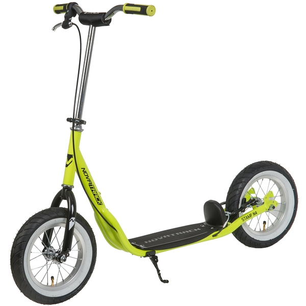 Самокат Novatrack STAMP N4 Lime 2020 - купить в Москве