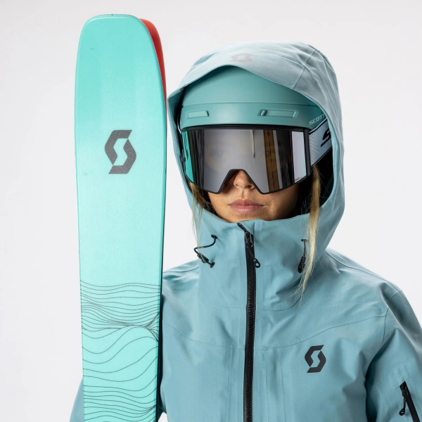 Горнолыжный шлем Scott Flow Plus Pro Mips soft blue - купить в Москве