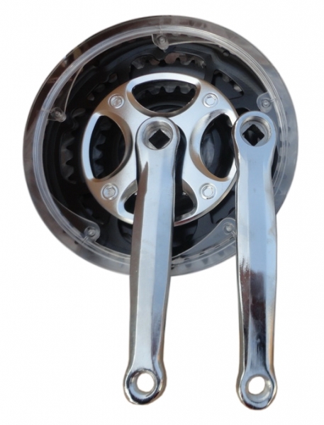 

TBS Lide Шатуны сталь, 170мм, звёзды 28/38/48T (0), Silver
