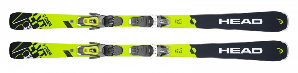 

Head V-Shape V8 SW LYT PR + PR 11 GW BRAKE 90 [G] (2019), Black/neon yellow