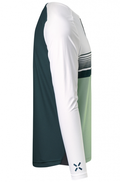 Велоджерси IXS Flow Lite 1.0 Henley, White/Sage - купить в Москве