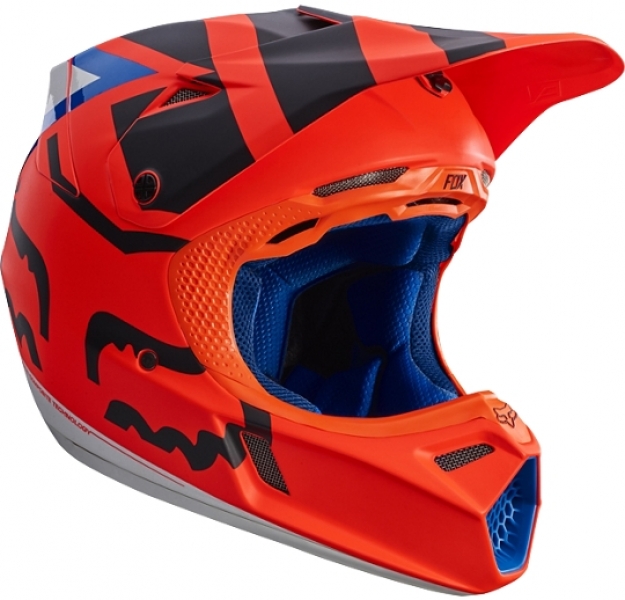 

Fox V3 Creo Helmet (2017), Orange