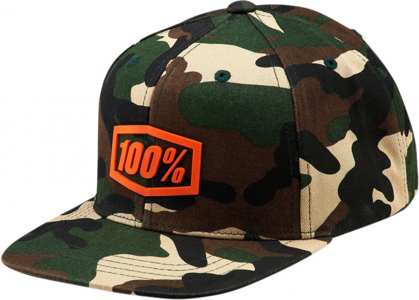 

100% Alpha Youth Snapback Hat (2018), Camo
