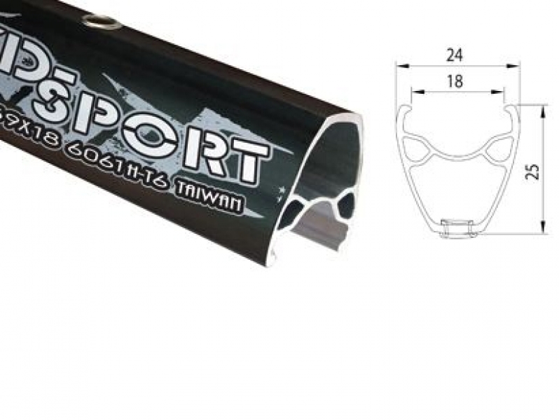 

Alexrims XD SPORT 26"х 18мм х 36Н (2016), Black