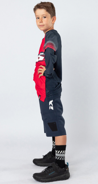 Велоджерси IXS Kids Trigger Lite 1.1, Red/Marine - купить в Москве