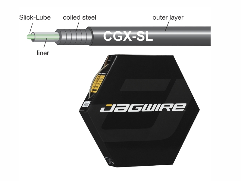 Аксессуары для ремонта тормозов Jagwire CGX рубашка тросса 5мм со смазкой 30м - купить в Москве