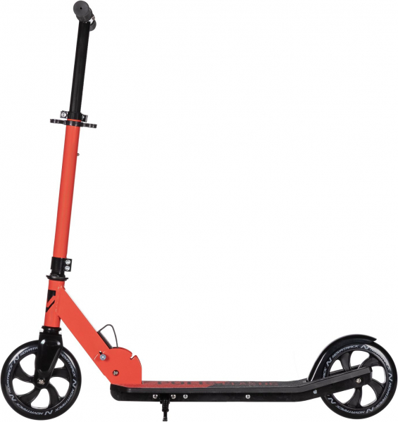 Самокат Novatrack Polis Plastic, 160 мм, красный 2025 - купить в Москве