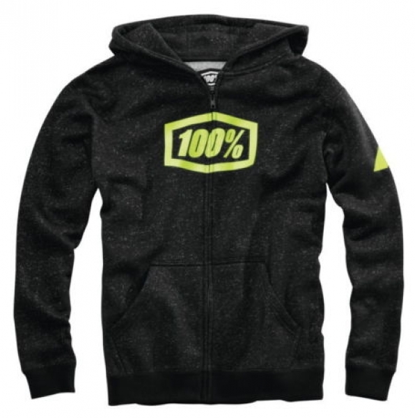 

100% Syndicate Youth Zip Hooded Sweatshirt (2018), Black