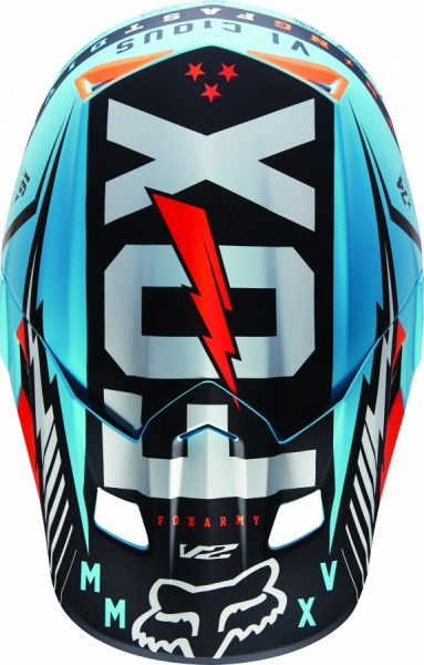 

Fox V2 Vicious Helmet Visor (2016), Aqua
