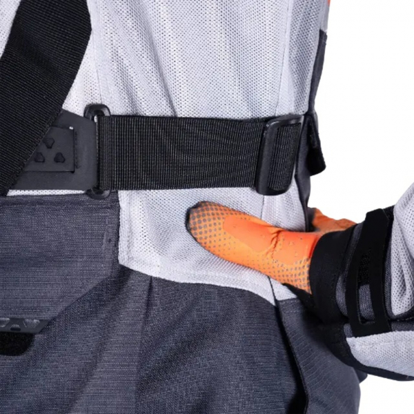 Текстильная мотокуртка Leatt ADV FlowTour 5.5 Jacket, Iron - купить в Москве