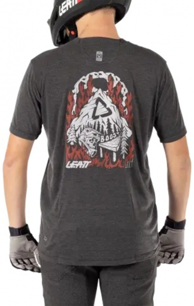 Велоджерси Leatt MTB Gravity 1.0 Jersey, Black  - купить в Москве