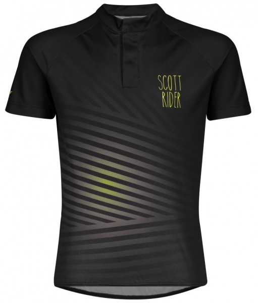 Велоджерси Scott JR RC Team S/SL Black/Sulphur Yellow - купить в Москве