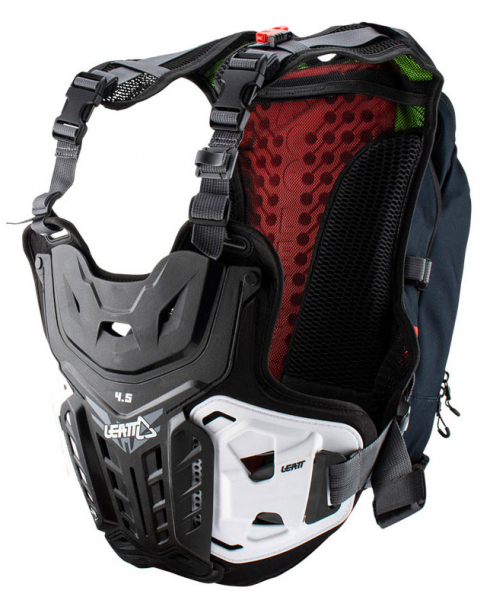 Мотоэкипировка Leatt Рюкзак-гидропак защита панцирь Moto 4.5 Hydra Chest Protector Black/Red - купить в Москве