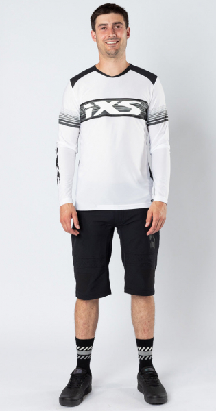 Велоджерси IXS Trigger Lite 1.1, White/Black - купить в Москве