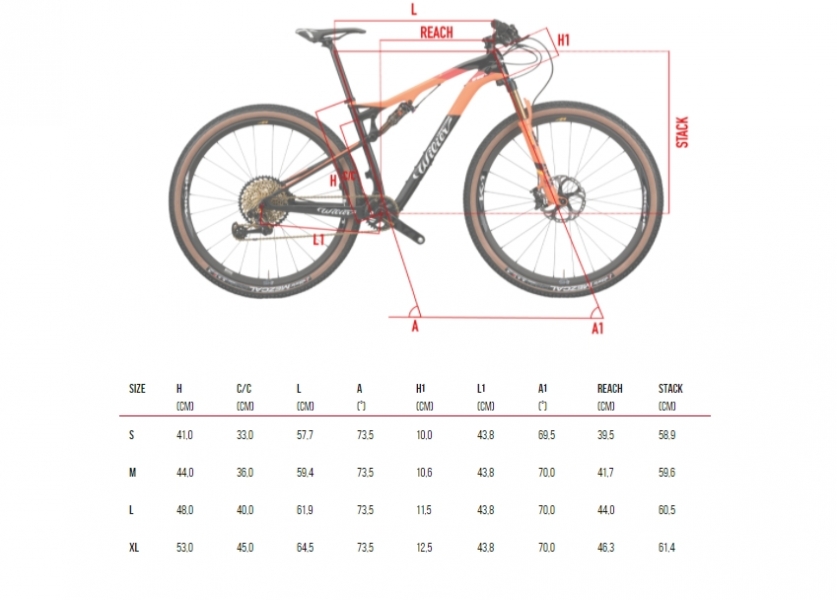    Wilier 110FX Shimano XT, Fox 32 SC, Miche XM45, Creme/Black  2023