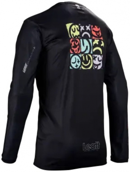 Велоджерси Leatt MTB Gravity 3.0 Jersey, Black  - купить в Москве