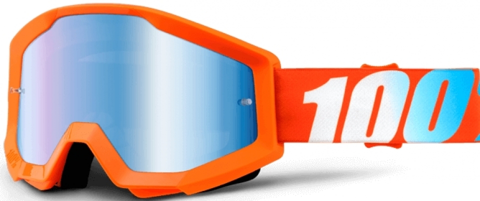 

100% Strata Orange / Mirror Blue Lens (0)