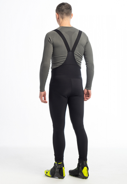 Спортивные штаны Loeffler Warm WS Bib Black - купить в Москве