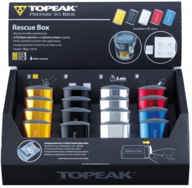 

Topeak Комплект Rescue Box Counter Display Box 16 штук (0)
