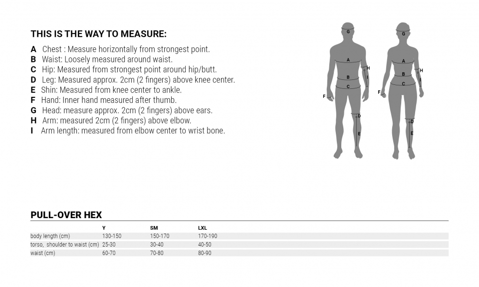 Геометрия велосипеда Защиту черепаха IXS Hex Pull-Over, Black