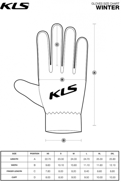 Геометрия велосипеда Горнолыжные перчатки и варежки Kelly