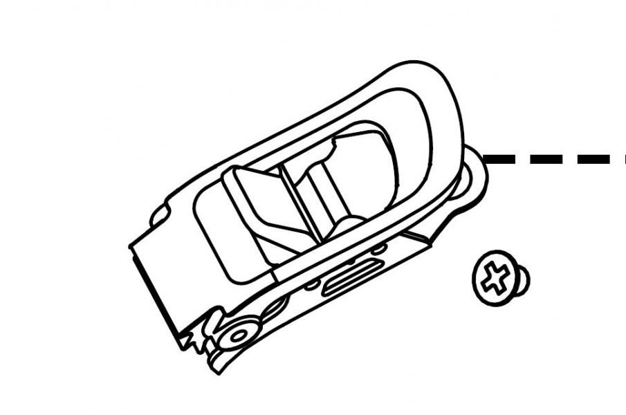 Запчасти для сноубордических креплений NIDECKER Нижние бакли Axis Toe-Ratchet Al+scrw 2018-19 (N41-D1) - купить в Москве