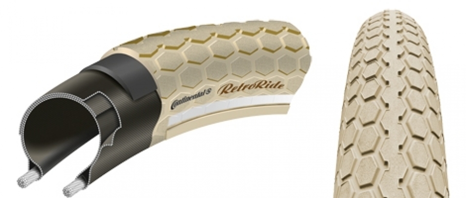 

Continental RetroRIDE Reflex, 28" x 2.2, с отражателем (2016), Beige