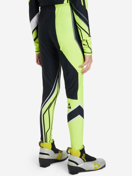 Беговой комбинезон Fischer Nordic Kids Black/Lime - купить в Москве