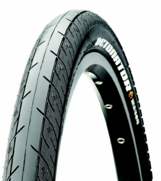 

Maxxis Detonator 700x23C TPI 60 кевлар 57a/62a Dual Black/Grey (2017)