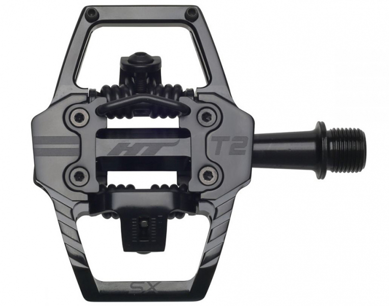 Педали HT Components T2SX Stealth Black (T2SXXX2Y02D1X1) - купить в Москве