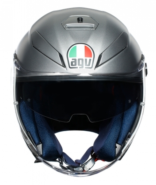 Мотошлемы AGV K-5 Jet Mono Matt Grey - купить в Москве