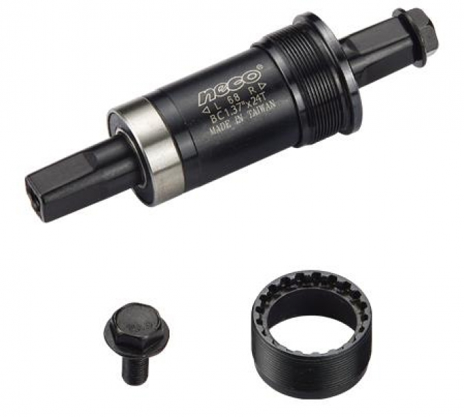 

Neco B910P под квадрат, BSA 1.37”x24T, R/L, 68/115мм. Ось 10В21 (0), Black