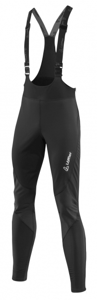 Спортивные штаны Loeffler Warm WS Bib Black - купить в Москве