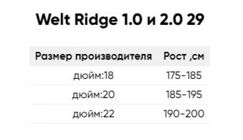    Welt Ridge 1.0 HD 27  2022