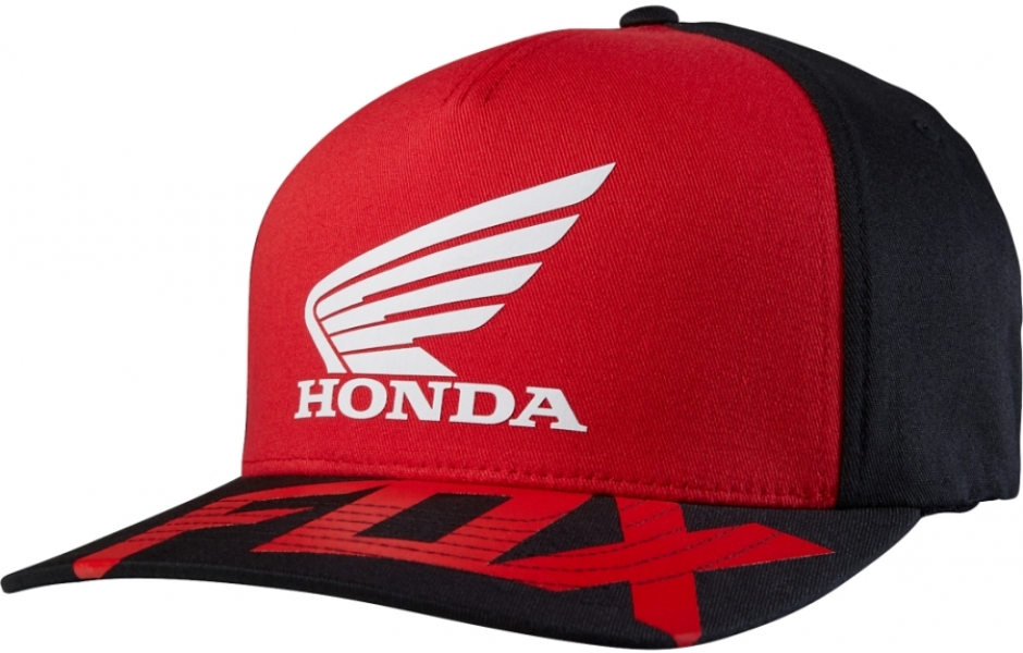 

Fox Honda Basic FF Hat (2017), Black/red
