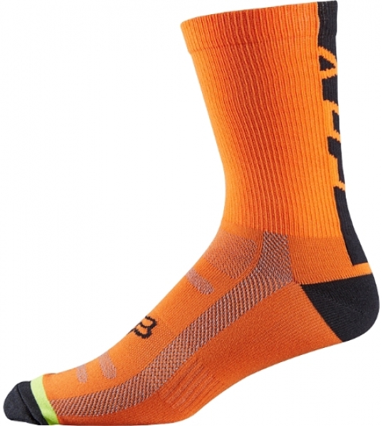 

Fox DH 6-inch Socks (2016), Flow orange