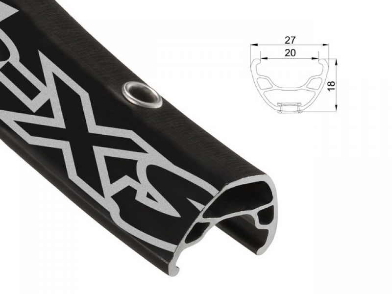 

Alexrims SX44 650В х 20мм х 32Н (2016), Black