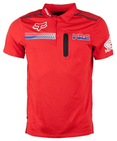 

Fox Pit HRC Tech SS Polo (2018), Red