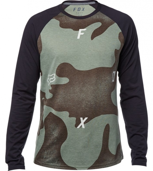 

Fox Conjoin LS Tech Raglan Heather (2018), Dark fatigue