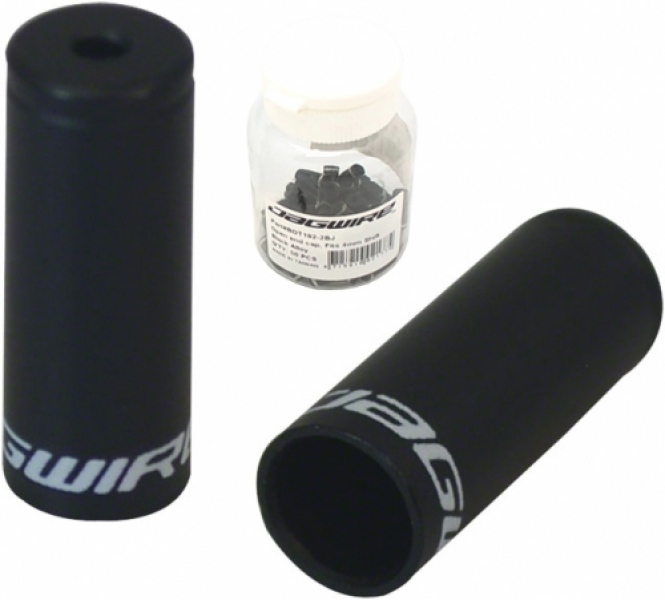 Запчасти для трансмиссии Jagwire Наконечник оболочки троса трансмиссии 4мм, алюминий 1шт - купить в Москве