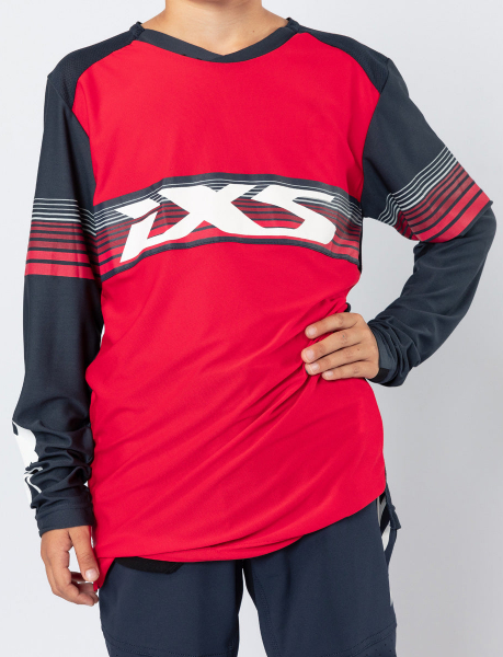 Велоджерси IXS Kids Trigger Lite 1.1, Red/Marine - купить в Москве