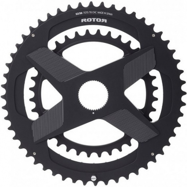Звезды Rotor Bike Chainring Aldhu 3D+ Direct Mount Din Round Black 52/36t - купить в Москве