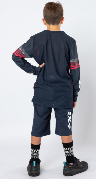 Велоджерси IXS Kids Trigger Lite 1.1, Red/Marine - купить в Москве