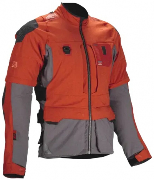Текстильная мотокуртка Leatt ADV Rally 5.5 Jacket, Burn - купить в Москве