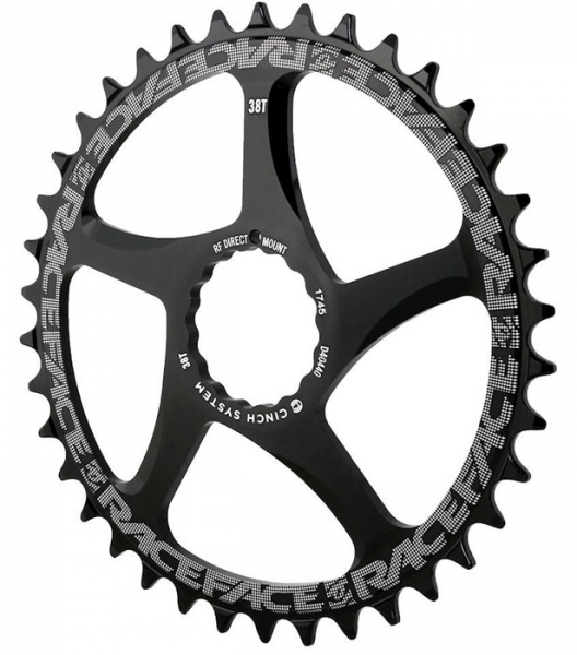 Звезды Race Face Cinch Direct Mount 38T Black - купить в Москве