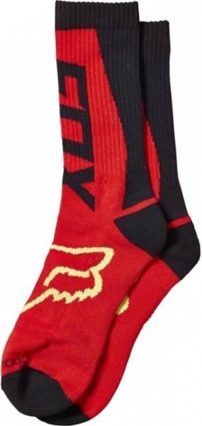 

Fox Motovate Crew Sock (2016), Red/black