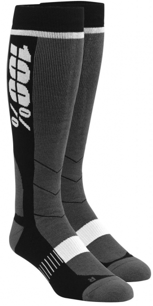 

100% Hi-Side Performance Moto Socks (2018), Black